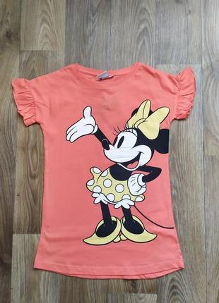 Платье -туника удлиненная футболка от бренда gemo & disney