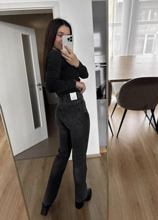 Джинси zara straight3 фото