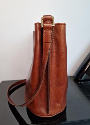 Кожаная сумка the bridge story donna large shoulder bag4 фото