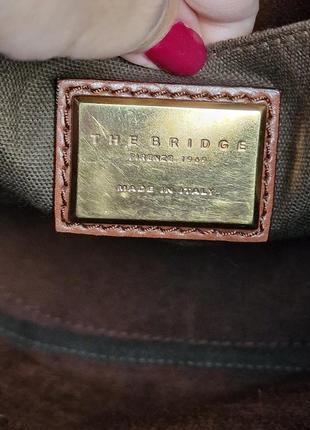 Кожаная сумка the bridge story donna large shoulder bag8 фото