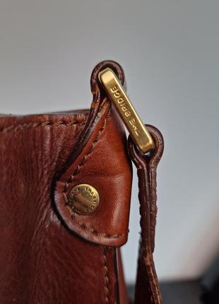 Кожаная сумка the bridge story donna large shoulder bag6 фото