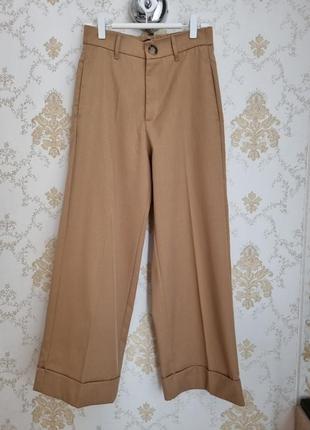 Широкие брюки кюлоты zara