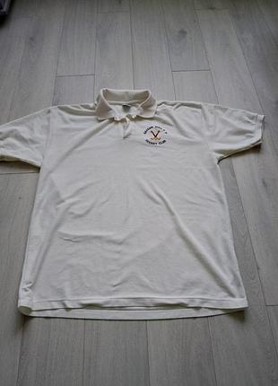 Поло біле чоловіче