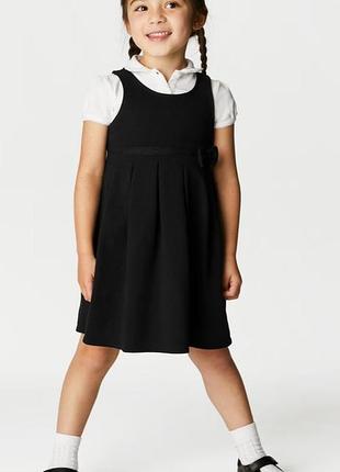 Школьный трикотажный сарафан для девочки m&s