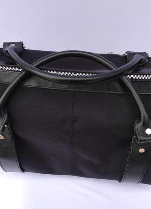 Стильная дорожная сумка "nylon" кордура+натуральная кожа7 фото