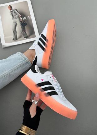 Шкіряні кросівки adidas samba