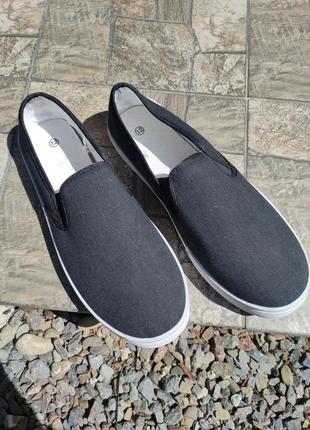 Макасини чоловічі текстильні 29см устілка