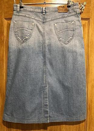 Джинсовая юбка бренд zara
