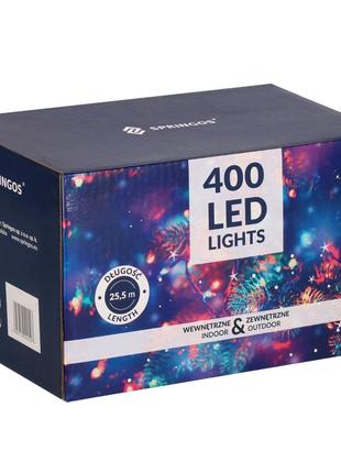 Гірлянда вулична (зовнішня) springos 24 м 400 led cl0401 cold white5 фото