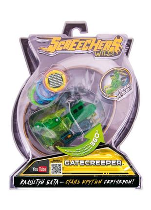 Машинка-трансформер гейткрипер 25,27х19,11х6,9 см screechers wild! зеленый (2000002683445)