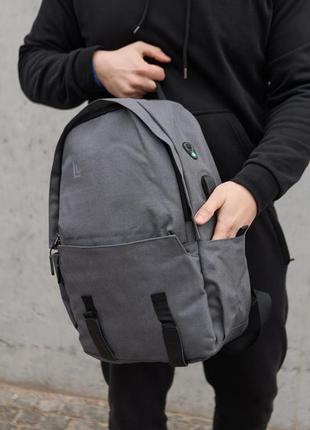 Мужской рюкзак из оксфорда водонепроницаемый большой рюкзак с карманом для ноутбука и usb разъемом3 фото