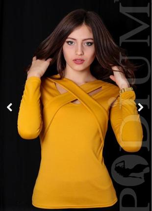 Жіноча кофта bellissima гірчичного кольору