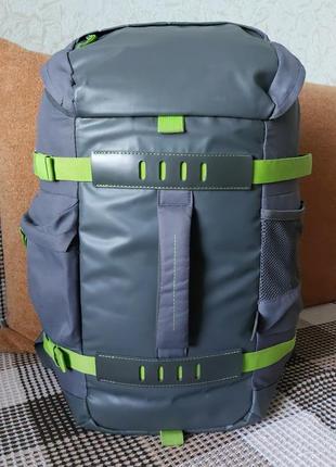 Рюкзак для ноутбука, студента, подростка hp odyssey 15.6" - 17" grey/green (l8j89aa)