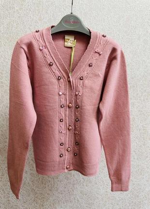 Кофта фирменная на пуговицах4 фото