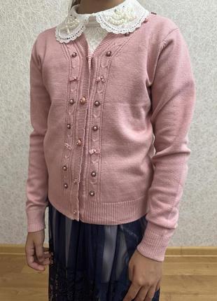 Кофта фирменная на пуговицах7 фото