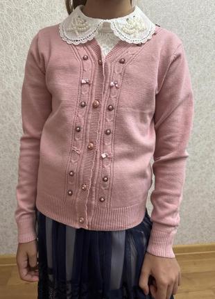 Кофта фирменная на пуговицах8 фото