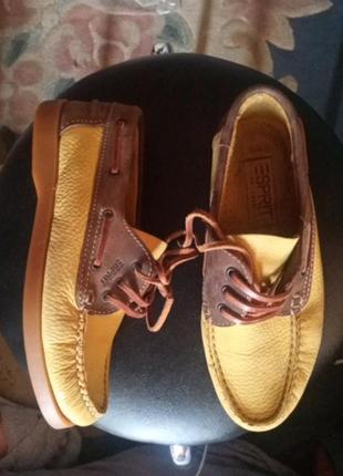 Мокасины. бренд esprit. оригинал.