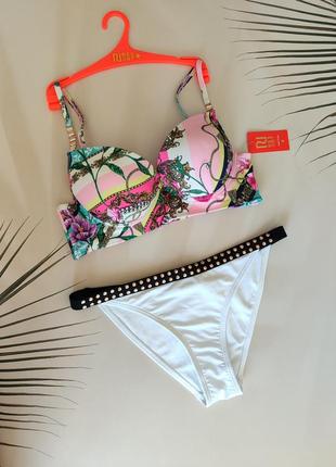 75b-c/ s-m push-up купальник бюстье балконет пуш ар river island