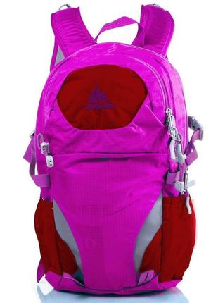 Жіночий спортивний рюкзак 25х42х14 см onepolar фіолтово-червоний (2000001965016)2 фото