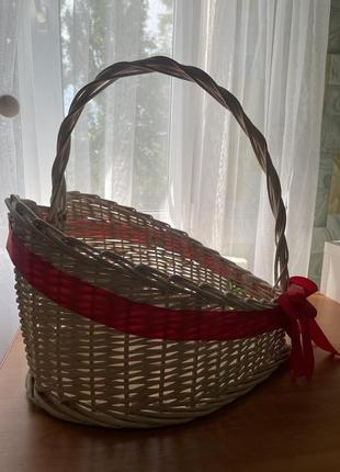 Корзина декоративная «сердца» 2