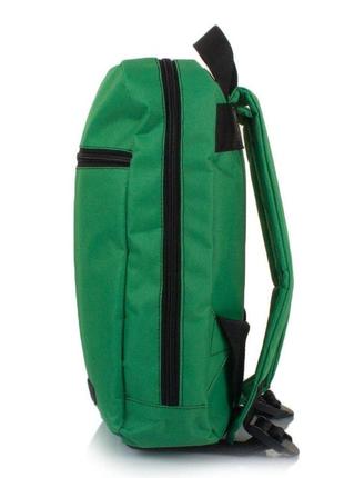 Рюкзак міський 26х32х9 см dnk leather зелений (2000002735281)4 фото