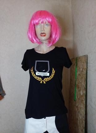 Футболка с логотипом кролика playboy limited edition