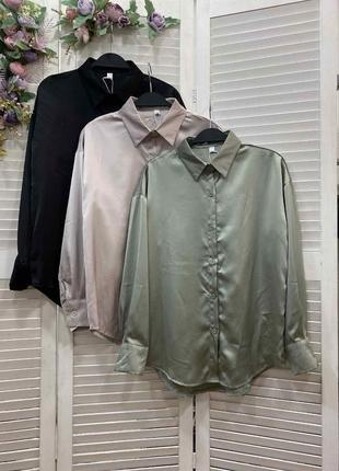 Атласна блуза lg3 фото