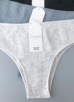 Трусики хлопок m, l, xl, разные цвета. код: т413