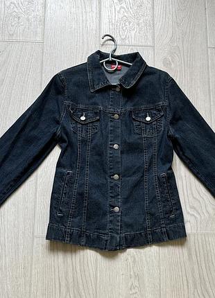 Джинсовка женская темно-синяя