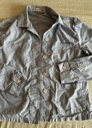 Все по 100 грн - блакитна рубашка uniqlo