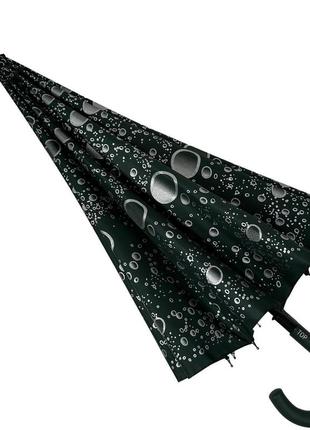 Женский зонт трость  toprain зеленый (2000002742913)4 фото