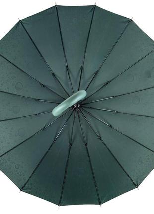 Жіноча парасолька тростина toprain зелена (2000002742913)3 фото