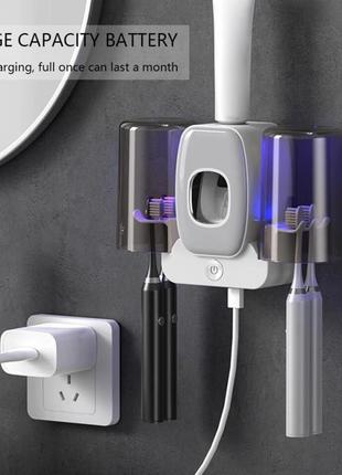 Тримач для зубної щітки 2 чашки toothbrush holder 	xl-717