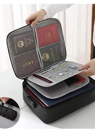 Органайзер для зберігання документів сірий home city 8306