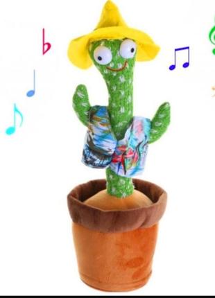 Танцующий кактус dancing cactus   желтая шляпа   9 b