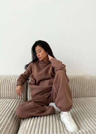 Жіночий костюм кенгуру на флісі