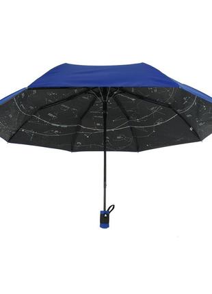 Жіноча парасолька напівавтомат (3065) 100 см max синя (2000000800721)