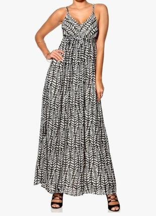 Оригинальный шелковистый шифоновый сарафан от бренда vila clothes