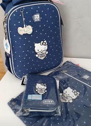 Набір рюкзак kite + пенал + сумка для взуття set_hk22-531m hello kitty