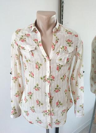 Сорочка шовк котон massimo dutti