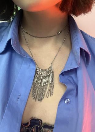 Колье, подвеска,насистично бижутерия