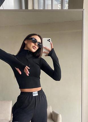Кроп топ с воротничком 💥