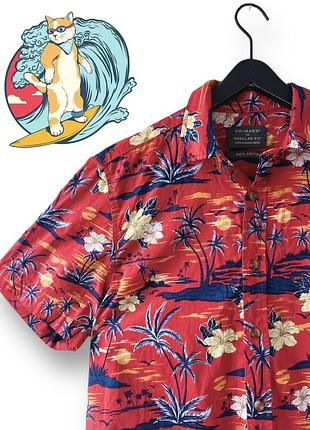 Гавайская рубашка xs