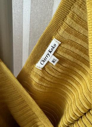 Трикотажное платье в рубчик cherry koko