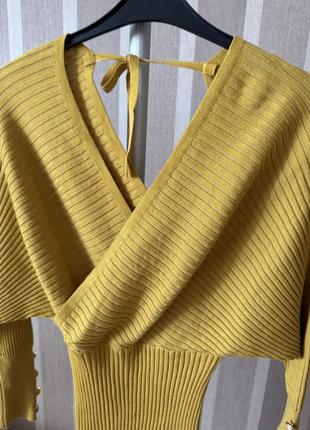 Трикотажное платье в рубчик cherry koko