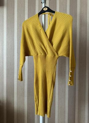 Трикотажное платье в рубчик cherry koko