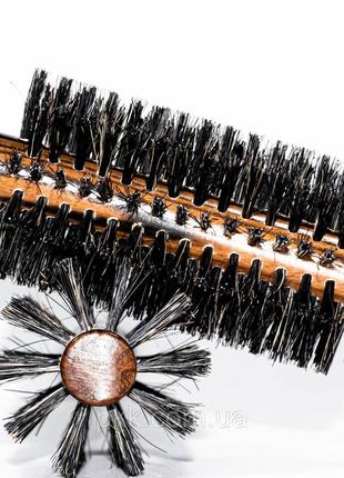 Щітка-брашинг для волосся з натуральною щетиною 2272-fm 22х5,5 см salon professional (2000002542810)3 фото
