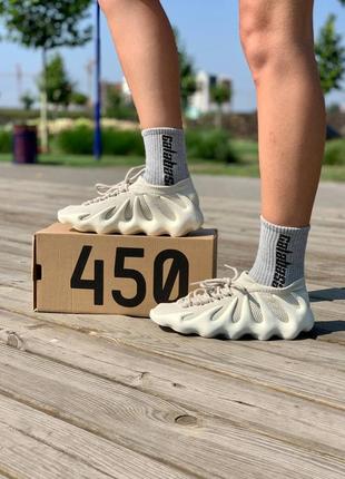 Чоловічі / жіночі кросівки  adidas yeezy boost 450 cloud white7 фото