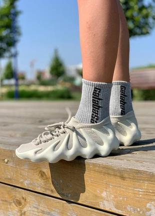 Чоловічі / жіночі кросівки  adidas yeezy boost 450 cloud white4 фото