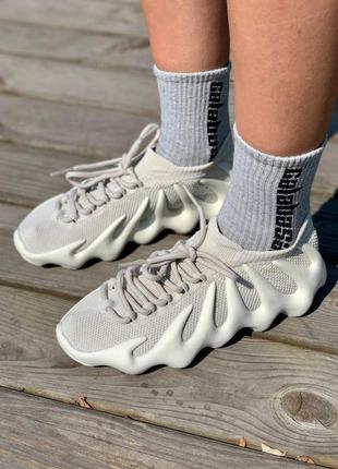 Чоловічі / жіночі кросівки  adidas yeezy boost 450 cloud white5 фото